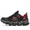 Chaussures de sport basses Turbowave antidérapantes et résistantes à l&rsquo;usure, noir et rouge
