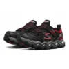 Chaussures de sport basses Turbowave antidérapantes et résistantes à l&rsquo;usure, noir et rouge