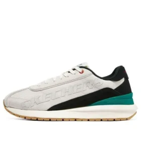 Chaussures de sport « Beige Noir Vert »