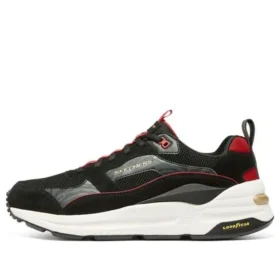 Chaussures de sport décontractées « Noir Gris Rouge »