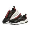Chaussures de sport décontractées « Noir Gris Rouge »