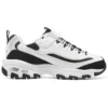 Chaussures Dlites Chunky « Blanc Noir »