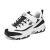 Chaussures Dlites Chunky « Blanc Noir »