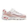 Chaussures Dlites Chunky « Blanc Rose Rouge »