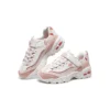 Chaussures Dlites Chunky « Blanc Rose Rouge »