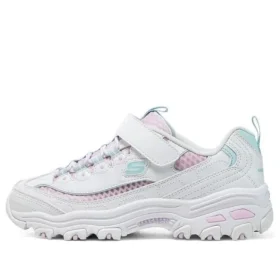 Chaussures Dlites Chunky « White Pink Blue »