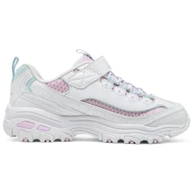 Chaussures Dlites Chunky « White Pink Blue »