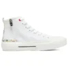 Chaussures en toile montantes James Goldcrown x Skechers New Moon, blanches