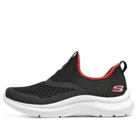 Chaussures à enfiler confortables « Noir Rouge »