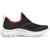 Chaussures à enfiler confortables « Noir Rouge »