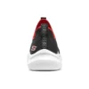 Chaussures à enfiler confortables « Noir Rouge »