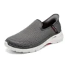 Chaussures Go Walk 6 « Gris Rouge Blanc »