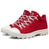 Chaussures montantes en toile Jeremy Ville x Skechers Roadies Rouge/Blanc