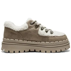 Chaussures à semelle compensée décontractées « Marron Blanc »