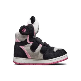 Chaussures Sugarcanes Panda « Noir Gris Rose »