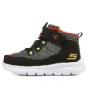 Chaussures à velcro Microspec Zovox « Noir Gris Rouge »