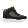 Chaussures à velcro Microspec Zovox « Noir Gris Rouge »