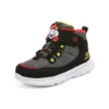 Chaussures à velcro Microspec Zovox « Noir Gris Rouge »
