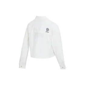 Chemise imprimée avec logo « Blanc Rose »