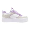 Court High « White Beige Purple »
