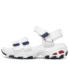 D&rsquo; Lites Chaussons GS Blanc/Bleu/Rouge