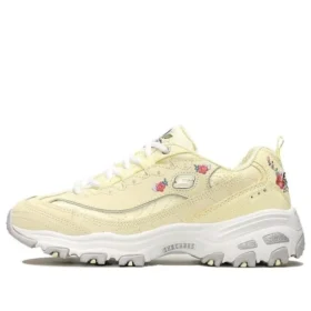 D »Lites – Chaussures basses Daddy « Bright Blossoms » Jaune