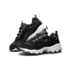 D&rsquo; Lites Chaussures basses en velours Daddy Noir/Blanc
