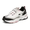 D&rsquo; Lites Chaussures Low-Dad Blanc/Noir/Rose