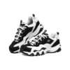 D&rsquo; Lites low Chaussures de père GS Noir/Blanc/Gris