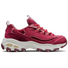 D&rsquo; Lites Velvet Low-Top Chaussures pour hommes Rouge