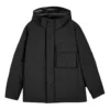 Doudoune à capuche ample Diamond Series « Black »