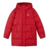 Doudoune à capuche imprimée « Rouge Noir »