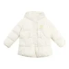 Doudoune à capuche unie « White »