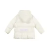 Doudoune à capuche unie « White »