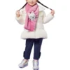 Doudoune à capuche unie « White »