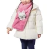 Doudoune à capuche unie « White »