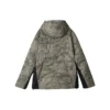 Doudoune à capuche Water Repellent et chaude de la série Lifestyle « Vert olive Noir »