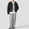 Doudoune courte de la série Casual « Black »