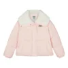 Doudoune imprimée FASHION « Rose Blanc »