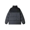 Doudoune imprimée logo tendance « Noir Gris »