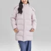 Doudoune longue BASIC « Rose »