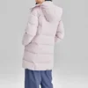 Doudoune longue BASIC « Rose »