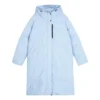 Doudoune longue basique « Bleu »