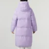 Doudoune longue décontractée « Violet »