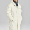 Doudoune longue de la série Lifestyle « Blanc »
