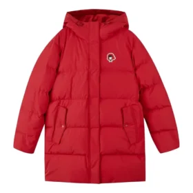 Doudoune longue à motif « Red »