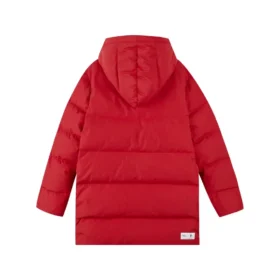 Doudoune longue à motif « Red »