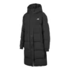 Doudoune longue tissée « Noir Blanc »