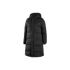 Doudoune longue tissée « White Black »