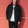 Doudoune tendance avec logo imprimé « Black »